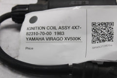 IGNITION COIL ASSY 4X7-82310-70-00  1983 YAMAHA VIRAGO XV500K