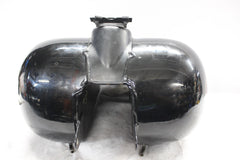 GAS TANK VIVID BLACK W/ RED & GOLD STRIPE 61019-00CF 2000 H-D ELECTRAGLIDE FLHT