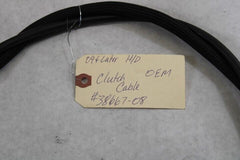 38667-08 Clutch Cable BLACK VINYL Harley Davidson