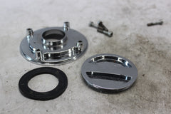 AFTERMARKET CHROME TWIST GAS CAP ASSY W/ BOLTS 2002 SUZUKI HAYABUSA GSX1300R