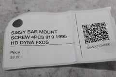 SISSY BAR MOUNT SCREW 4PCS 919 1995 HD DYNA FXDS
