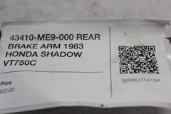 43410-ME9-000 REAR BRAKE ARM 1983 HONDA SHADOW VT750C