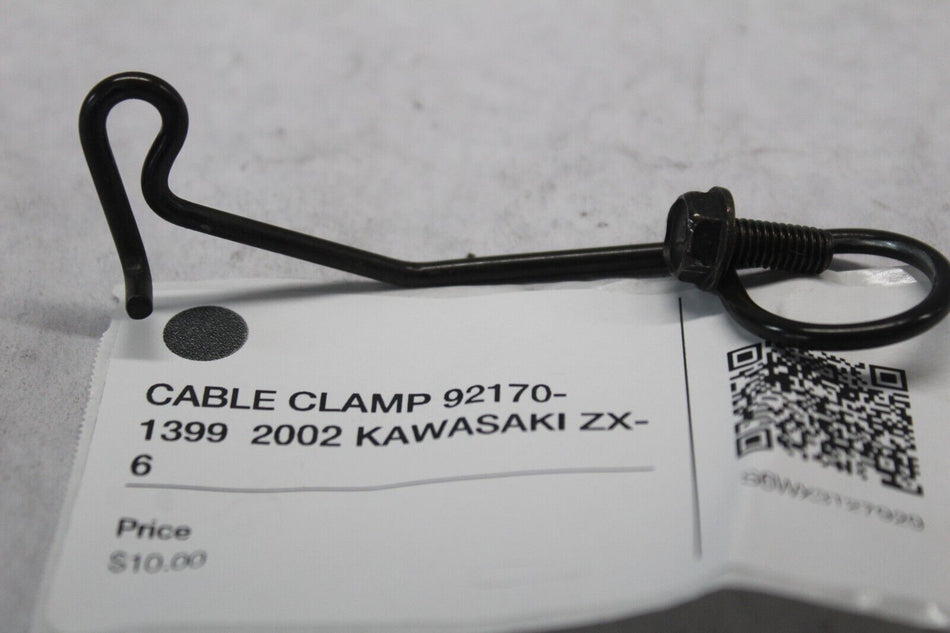 CABLE CLAMP 92170-1399  2002 KAWASAKI ZX-6