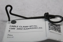 CABLE CLAMP 92170-1399  2002 KAWASAKI ZX-6