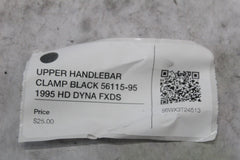 UPPER HANDLEBAR CLAMP BLACK 56115-95 1995 HD DYNA FXDS