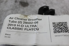 Air Cleaner Breather Tube (2) 29502-08 2010 H-D ULTRA CLASSIC FLHTCU
