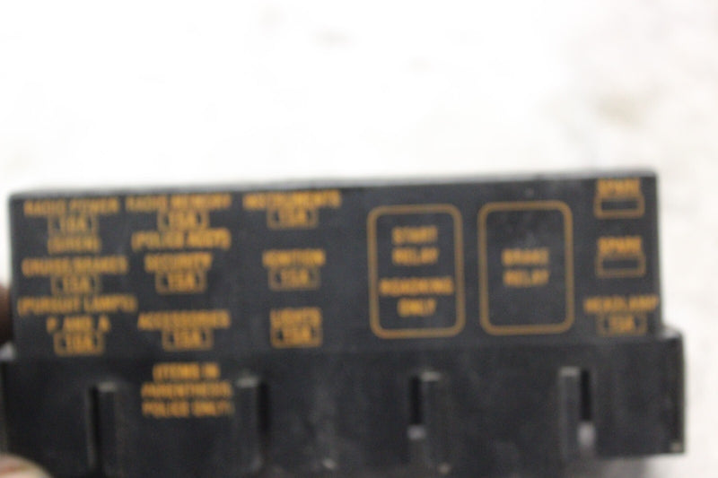 72531-03 Fuse Block Cover 72517-01 on part HARLEY DAVIDSON