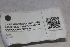 CARB HOLDER CLAMP 2PCS 92037-1523 1986 KAWASAKI CONCOURS ZG1000