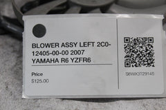 BLOWER ASSY LEFT 2C0-12405-00-00 2007 YAMAHA R6 YZFR6