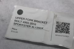 UPPER FORK BRACKET BOLT 4993 2016 SPORTSTER XL1200X