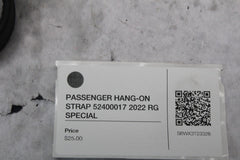 PASSENGER HANG-ON STRAP 52400017 2022 RG SPECIAL