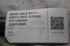 REAR AXLE 64711-33E10 2002 SUZUKI HAYABUSA GSX1300R