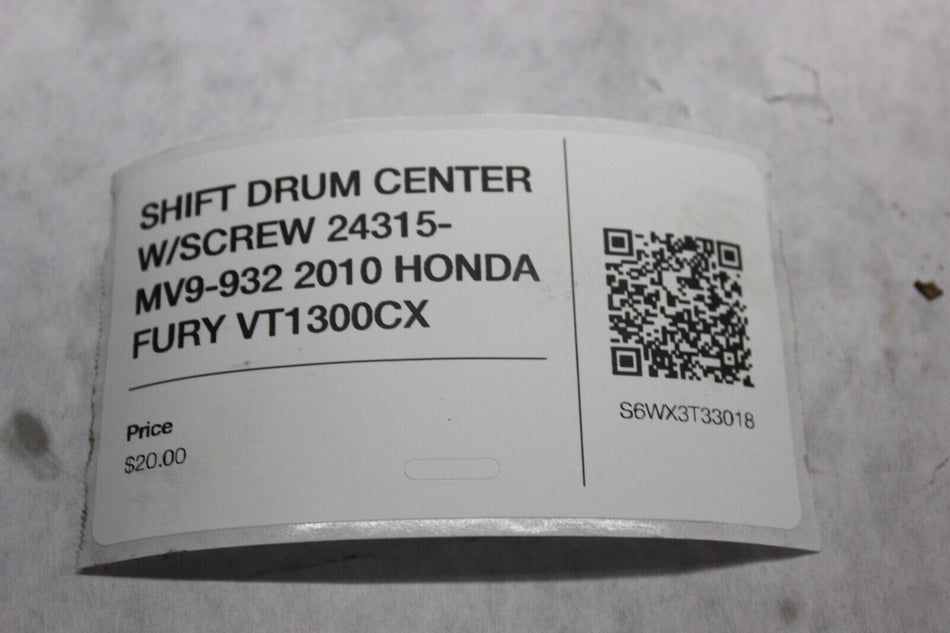 SHIFT DRUM CENTER W/SCREW 24315-MV9-932 2010 HONDA FURY VT1300CX