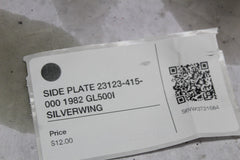 SIDE PLATE 23123-415-000 1982 GL500I SILVERWING