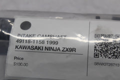 INTAKE CAMSHAFT 49118-1158 1999 KAWASAKI NINJA ZX9R