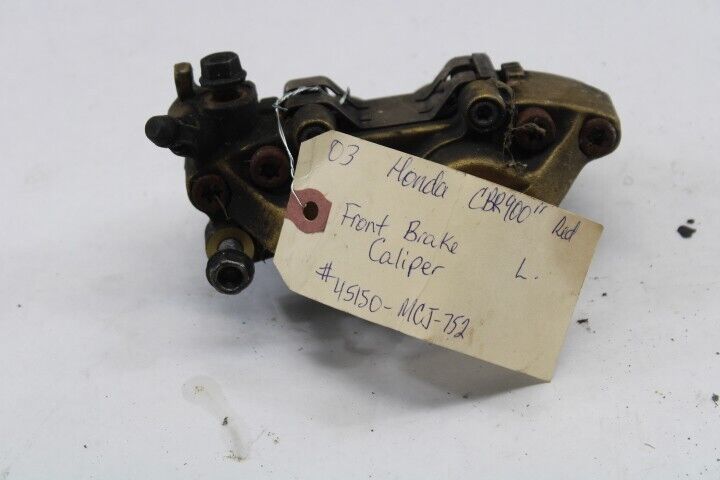 OEM Honda Motorcycle Front Brake Caliper LEFT 45150-MCJ-752 2003 CBR900RR