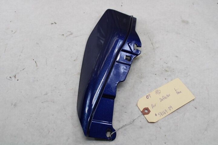 OEM Harley Davidson LEFT Air Deflector Blue 58169-09