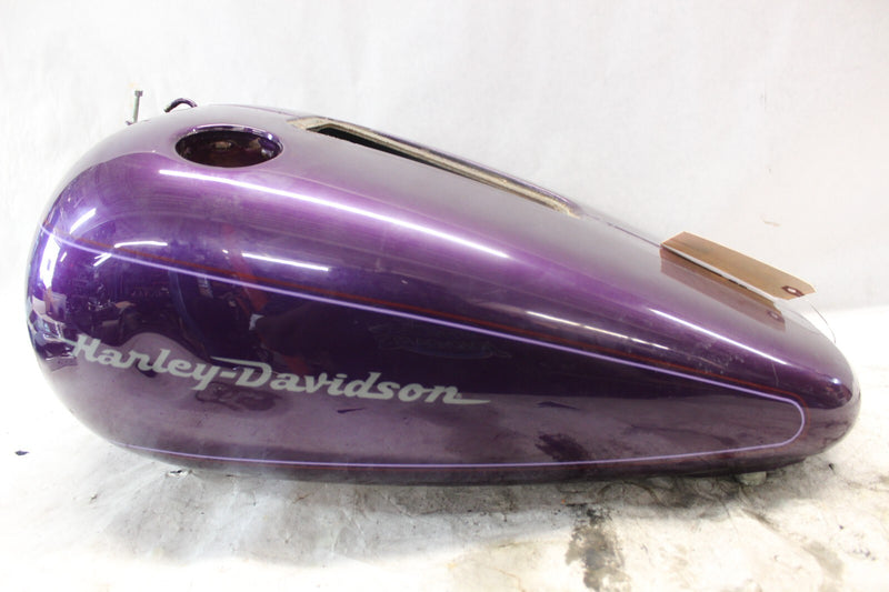 FUEL TANK CONCORD PURPLE W/ VIOLET & BURGANDY STRIPE 62082-00 2001 FXSTD