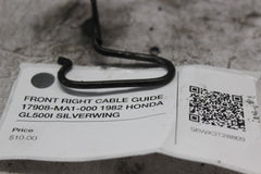 FRONT RIGHT CABLE GUIDE 17908-MA1-000 1982 HONDA GL500I SILVERWING