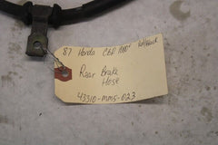 Rear Brake Hose 43310-MM5-023 1987 Honda CBR1000F Hurricane