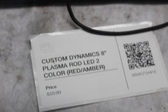 CUSTOM DYNAMICS 8" PLASMA ROD LED 2 COLOR (RED/AMBER)