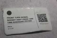 FRONT TURN SIGNAL SOCKET ASSY 23008-1299 1986 KAWASAKI ZG1000