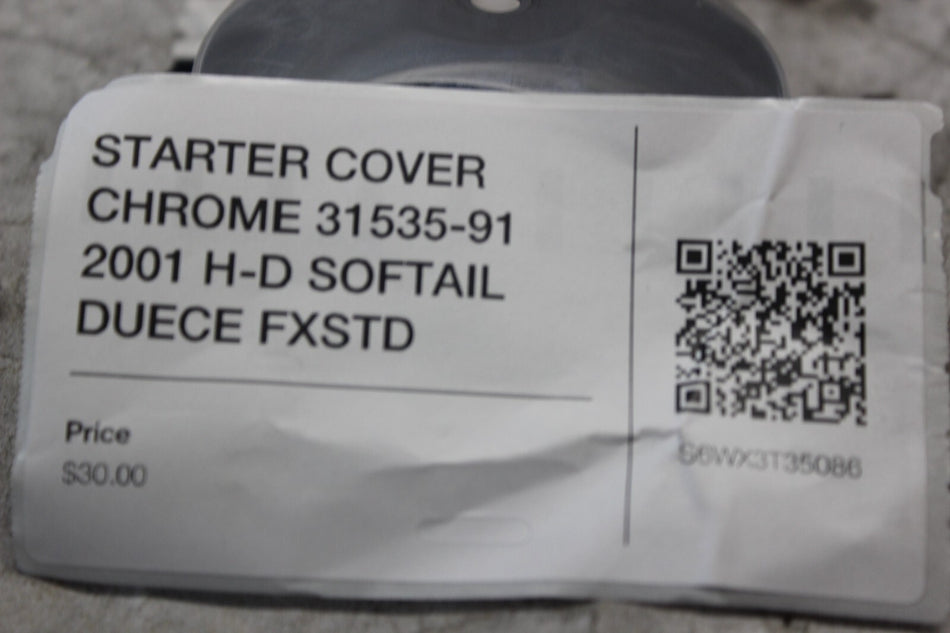 STARTER COVER CHROME 31535-91 2001 H-D SOFTAIL DUECE FXSTD