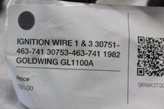 IGNITION WIRE 1 & 3 30751-463-741 30753-463-741 1982 GOLDWING GL1100A