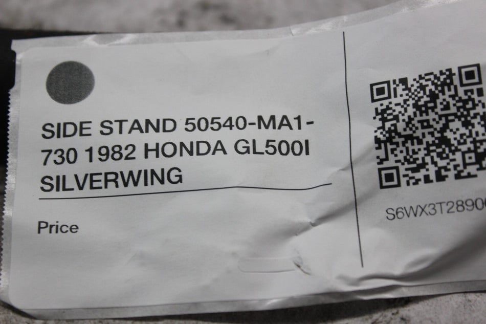 SIDE STAND 50540-MA1-730 1982 HONDA GL500I SILVERWING
