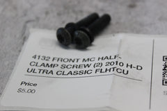4132 FRONT MC HALF-CLAMP SCREW (2) 2010 H-D ULTRA CLASSIC FLHTCU
