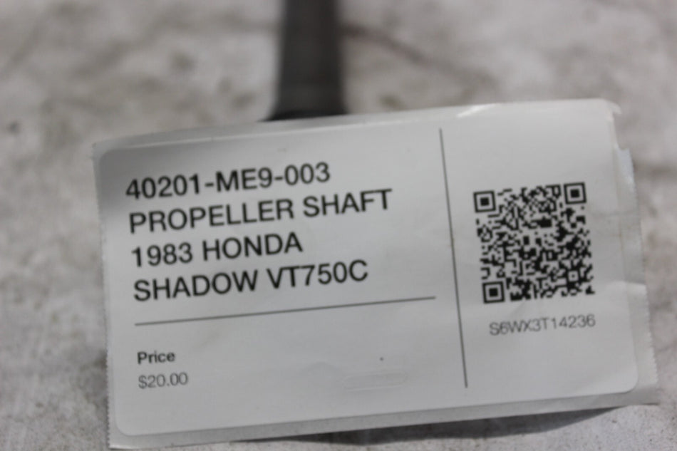 40201-ME9-003 PROPELLER SHAFT 1983 HONDA SHADOW VT750C
