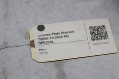 License Plate Bracket 73255-10 2022 RG SPECIAL