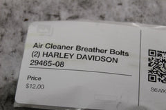 Air Cleaner Breather Bolts (2) HARLEY DAVIDSON 29465-08