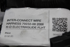 INTER-CONNECT WIRE HARNESS 70232-08 2008 H-D ELECTRAGLIDE FLHT