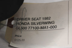 DRIVER SEAT 1982 HONDA SILVERWING GL500 77100-MA1-000