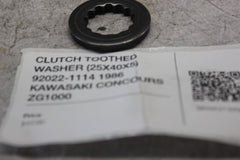 CLUTCH TOOTHED WASHER (25X40X5) 92022-1114 1986 KAWASAKI CONCOURS ZG1000
