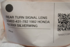 REAR TURN SIGNAL LENS 33402-431-782 1982 HONDA GL500I SILVERWING