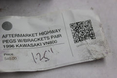AFTERMARKET HIGHWAY PEGS W/BRACKETS PAIR 1996 KAWASAKI VN800