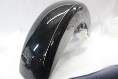 58900009 Front Fender BLACK SILVER PINSTRIPE HARLEY DAVIDSON