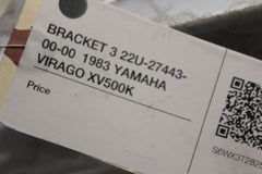 BRACKET 3 22U-27443-00-00  1983 YAMAHA VIRAGO XV500K