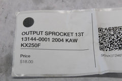 OUTPUT SPROCKET 13T 13144-0001 2004 KAW KX250F