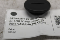 STRAIGHT PLUG SCREW BLACK 90340-32004-00 2007 YAMAHA R6 YZFR6