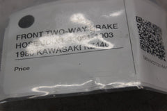FRONT TWO-WAY BRAKE HOSE JOINT 43061-1003 1980 KAWASAKI KZ440