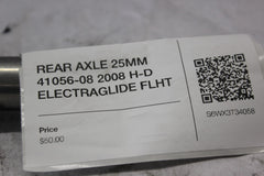REAR AXLE 25MM 41056-08 2008 H-D ELECTRAGLIDE FLHT