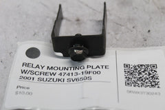 RELAY MOUNTING PLATE W/SCREW 47413-19F00 2001 SUZUKI SV650S