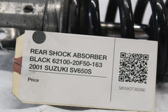 REAR SHOCK ABSORBER BLACK 62100-20F50-163 2001 SUZUKI SV650S