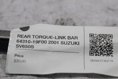 REAR TORQUE-LINK BAR 64310-19F00 2001 SUZUKI SV650S