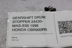 GEARSHIFT DRUM STOPPER 24430-MAS-E00 1998 HONDA CBR900RR