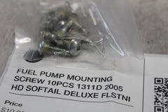 FUEL PUMP MOUNTING SCREW 10PCS 1311D 2005 HD SOFTAIL DELUXE FLSTNI