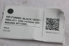 AIR FUNNEL BLACK 16141-MB4-671 1986 HONDA V65 MAGNA VF1100C